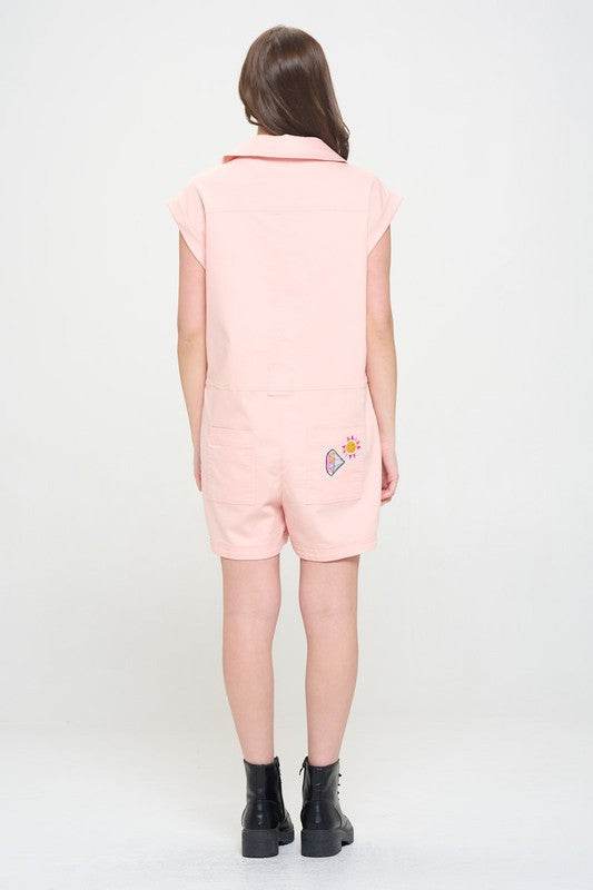 COTTON TWILL UTILITY ROMPER - Shop Style & More | Fresh Looks, Everyday Deals & Free Shipping