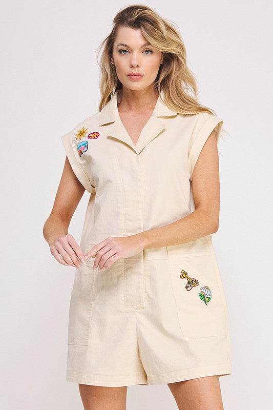 COTTON TWILL UTILITY ROMPER - Shop Style & More | Fresh Looks, Everyday Deals & Free Shipping