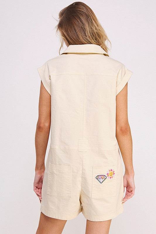 COTTON TWILL UTILITY ROMPER - Shop Style & More | Fresh Looks, Everyday Deals & Free Shipping