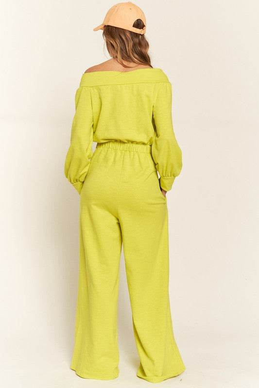 ONE SHOULDER TERRY JUMPSUIT - Shop Style & More | Fresh Looks, Everyday Deals & Free Shipping