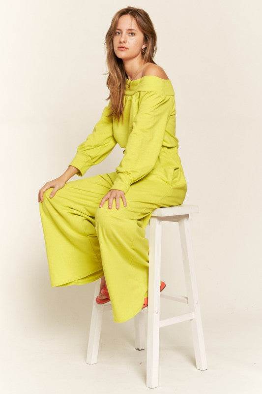 ONE SHOULDER TERRY JUMPSUIT - Shop Style & More | Fresh Looks, Everyday Deals & Free Shipping