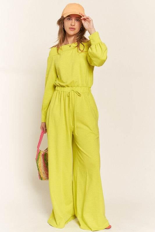 ONE SHOULDER TERRY JUMPSUIT - Shop Style & More | Fresh Looks, Everyday Deals & Free Shipping