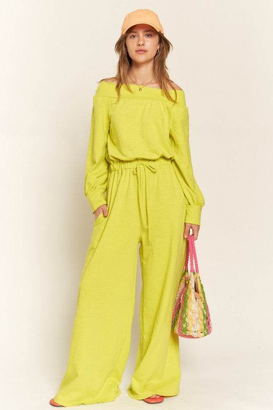 ONE SHOULDER TERRY JUMPSUIT - Shop Style & More | Fresh Looks, Everyday Deals & Free Shipping