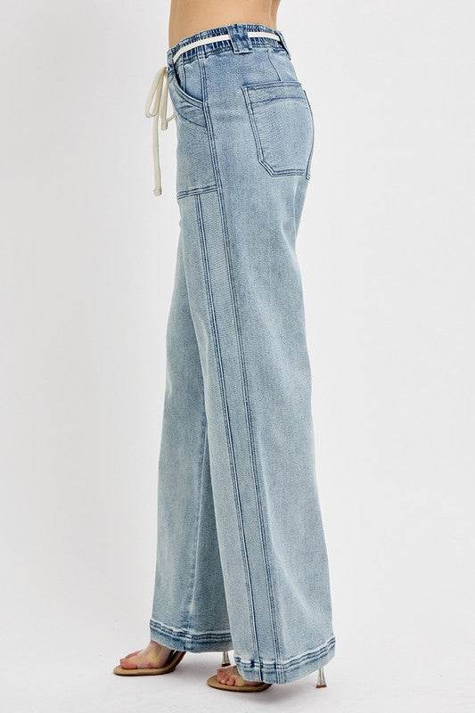 RISEN Full Size Straight Leg Jeans with Pockets Plus Size - Shop Style & More | Fresh Looks, Everyday Deals & Free Shipping