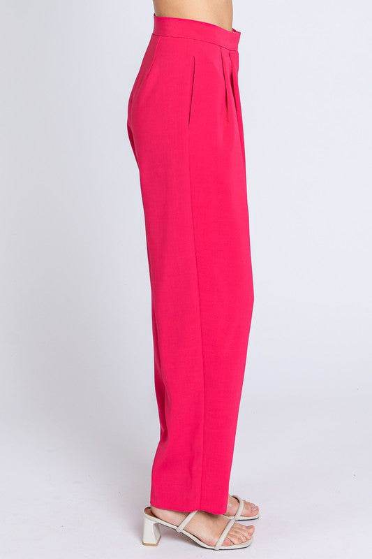 Plus High-Waisted Pleated Slacks - Shop Style & More | Fresh Looks, Everyday Deals & Free Shipping