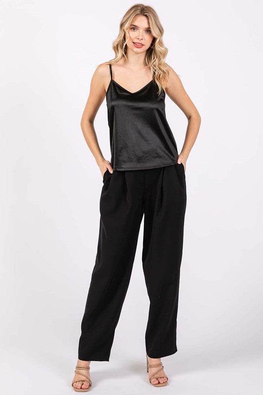 High-Waisted Pleated Slacks - Shop Style & More | Fresh Looks, Everyday Deals & Free Shipping