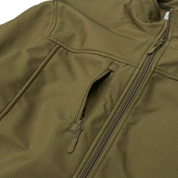 Mens Solid Soft Shell Storm Tech Jacket Coat - Shop Style & More | Fresh Looks, Everyday Deals & Free Shipping
