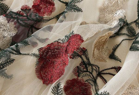 Rose Pattern Midi Skirt - Shop Style & More | Fresh Looks, Everyday Deals & Free Shipping