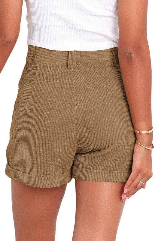 High waisted corduroy shorts - Shop Style & More | Fresh Looks, Everyday Deals & Free Shipping