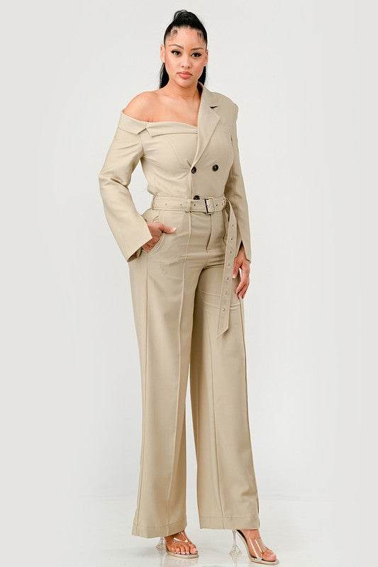 Savannah Elegance Trench Jumpsuit - Shop Style & More | Fresh Looks, Everyday Deals & Free Shipping
