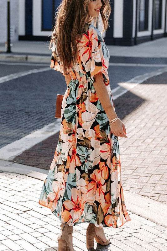 Floral midi dress - Shop Style & More | Fresh Looks, Everyday Deals & Free Shipping