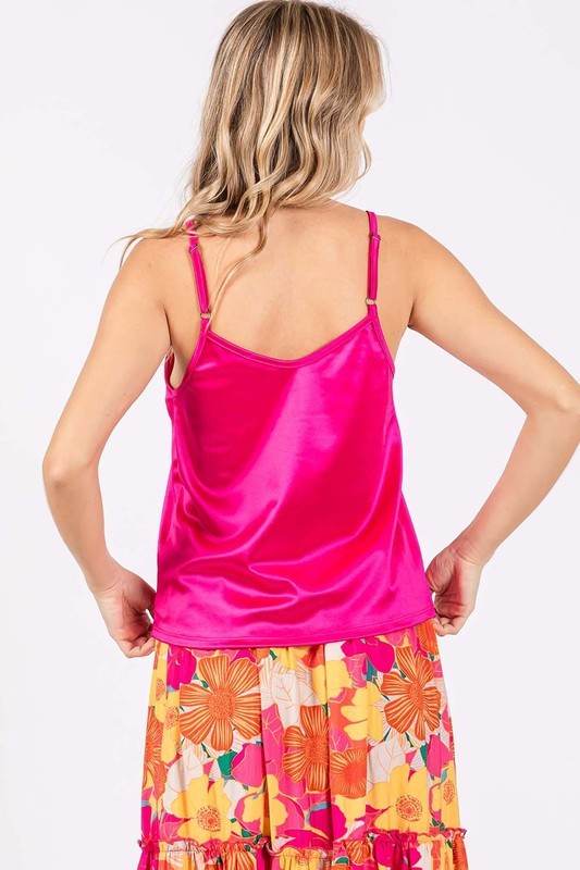 Plus Satin Tank Top - Shop Style & More | Fresh Looks, Everyday Deals & Free Shipping