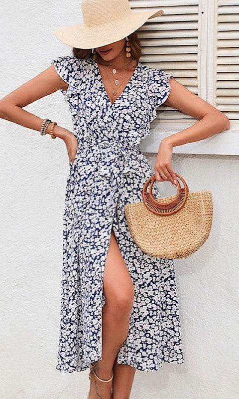 Floral V-neck dress - Shop Style & More | Fresh Looks, Everyday Deals & Free Shipping