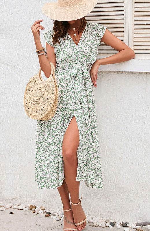Floral V-neck dress - Shop Style & More | Fresh Looks, Everyday Deals & Free Shipping