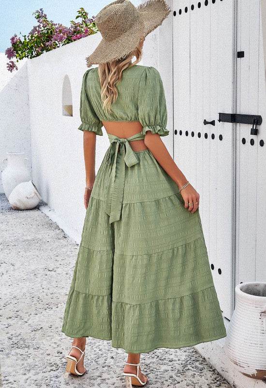 Open back midi dress - Shop Style & More | Fresh Looks, Everyday Deals & Free Shipping