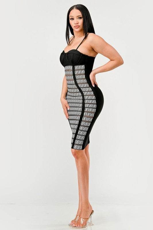 Maze Enigma Bodycon Dress - Shop Style & More | Fresh Looks, Everyday Deals & Free Shipping