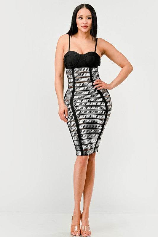 Maze Enigma Bodycon Dress - Shop Style & More | Fresh Looks, Everyday Deals & Free Shipping