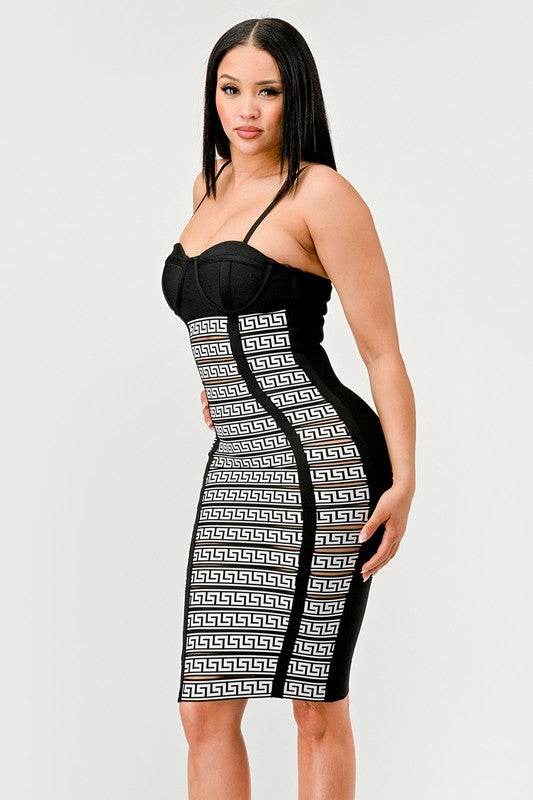 Maze Enigma Bodycon Dress - Shop Style & More | Fresh Looks, Everyday Deals & Free Shipping