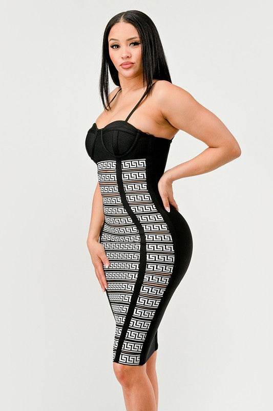 Maze Enigma Bodycon Dress - Shop Style & More | Fresh Looks, Everyday Deals & Free Shipping
