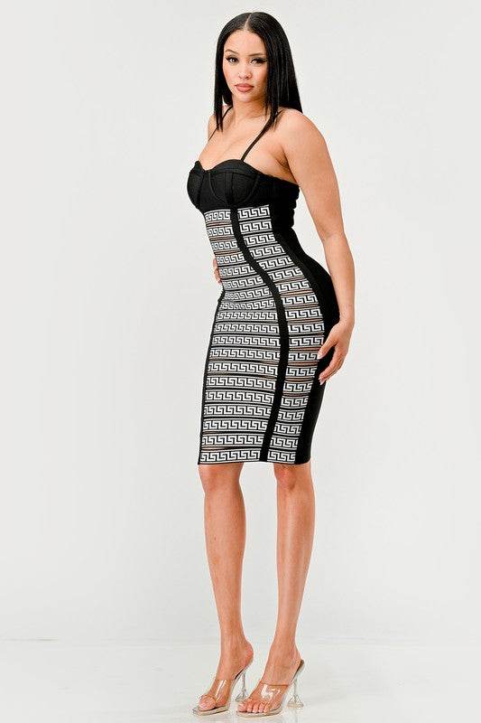 Maze Enigma Bodycon Dress - Shop Style & More | Fresh Looks, Everyday Deals & Free Shipping
