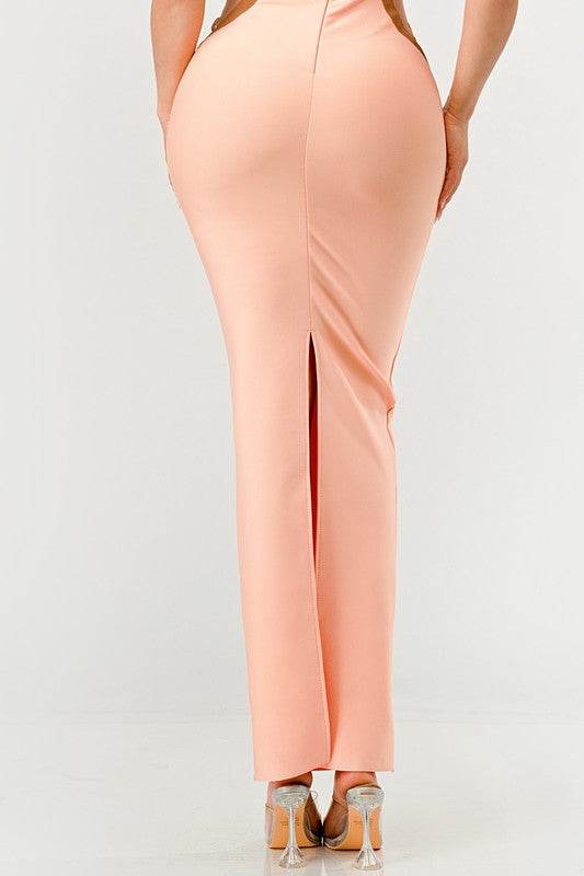 Peaches and Cream Infinity Gown Bandage dress - Shop Style & More | Fresh Looks, Everyday Deals & Free Shipping