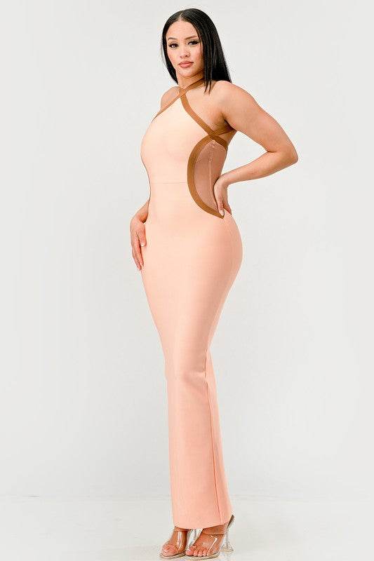 Peaches and Cream Infinity Gown Bandage dress - Shop Style & More | Fresh Looks, Everyday Deals & Free Shipping