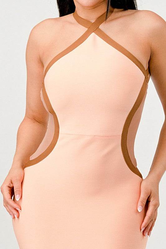 Peaches and Cream Infinity Gown Bandage dress - Shop Style & More | Fresh Looks, Everyday Deals & Free Shipping