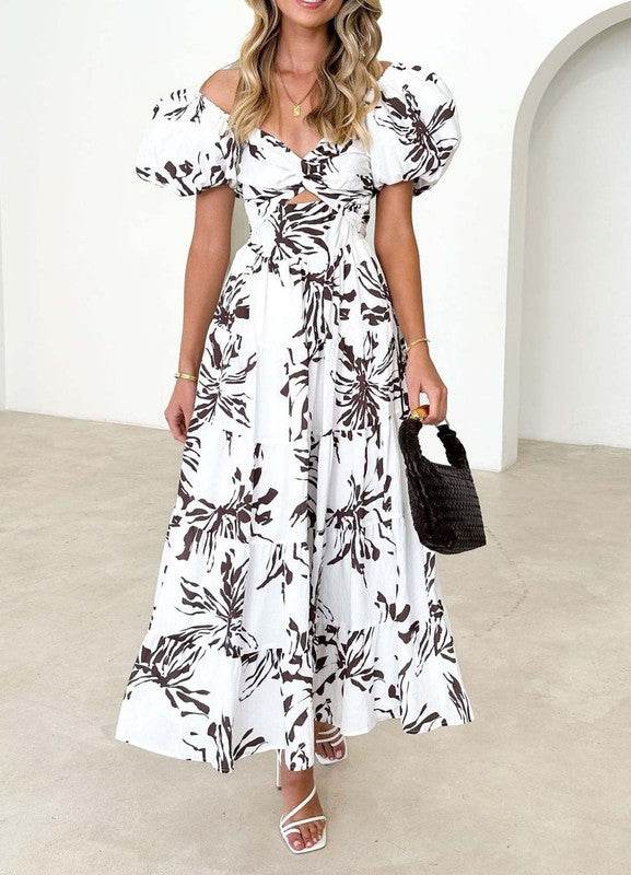Puff sleeve maxi dress - Shop Style & More | Fresh Looks, Everyday Deals & Free Shipping