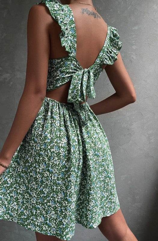 Square neck floral print dress - Shop Style & More | Fresh Looks, Everyday Deals & Free Shipping