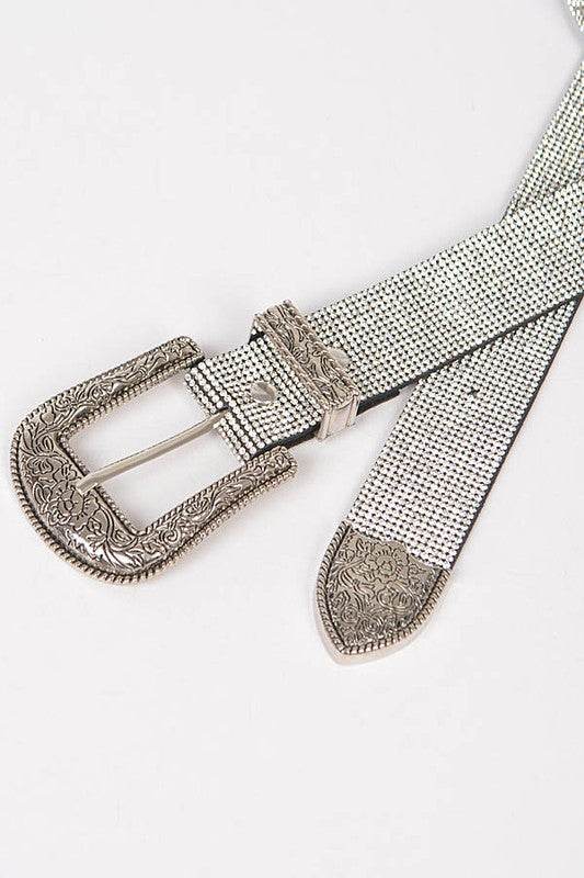 Plus Size Rhinestone Western Engraved Buckle Belt - Shop Style & More | Fresh Looks, Everyday Deals & Free Shipping