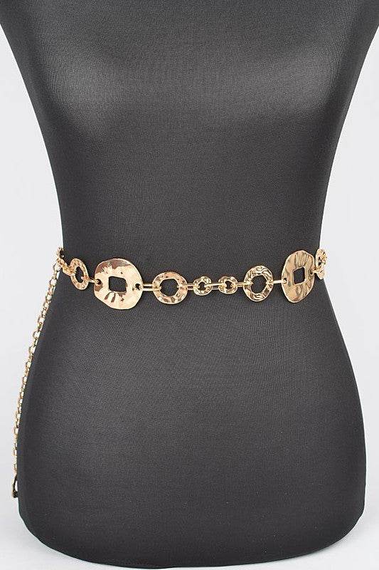 Plus Size Organic Textured Mix Link Chain Belt - Shop Style & More | Fresh Looks, Everyday Deals & Free Shipping