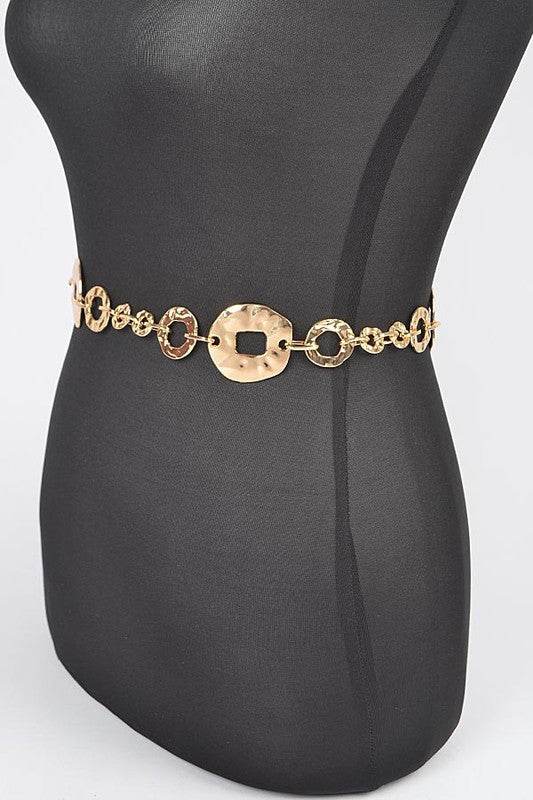 Plus Size Organic Textured Mix Link Chain Belt - Shop Style & More | Fresh Looks, Everyday Deals & Free Shipping