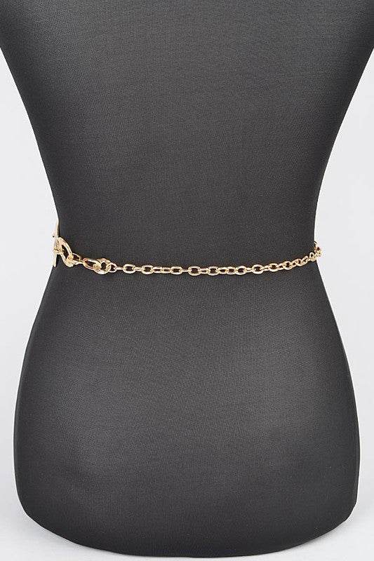 Plus Size Organic Textured Mix Link Chain Belt - Shop Style & More | Fresh Looks, Everyday Deals & Free Shipping