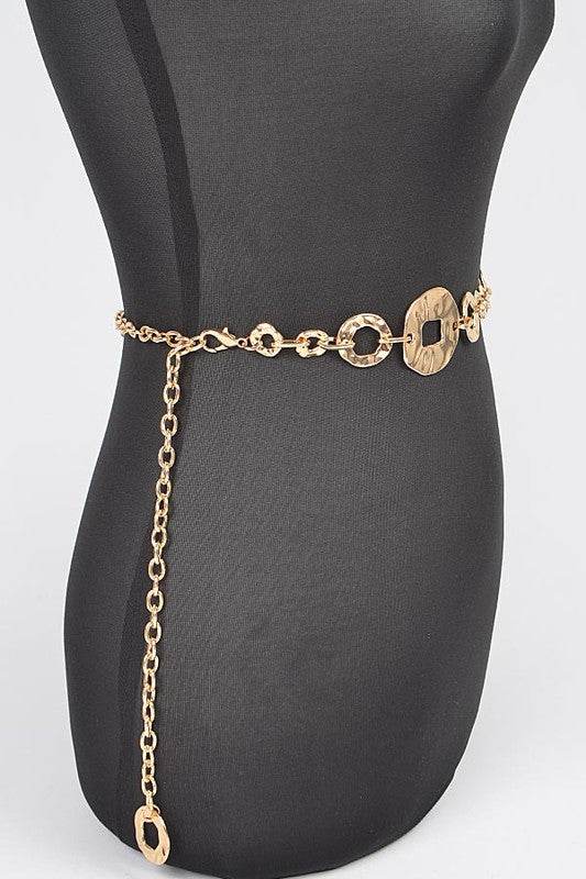 Plus Size Organic Textured Mix Link Chain Belt - Shop Style & More | Fresh Looks, Everyday Deals & Free Shipping