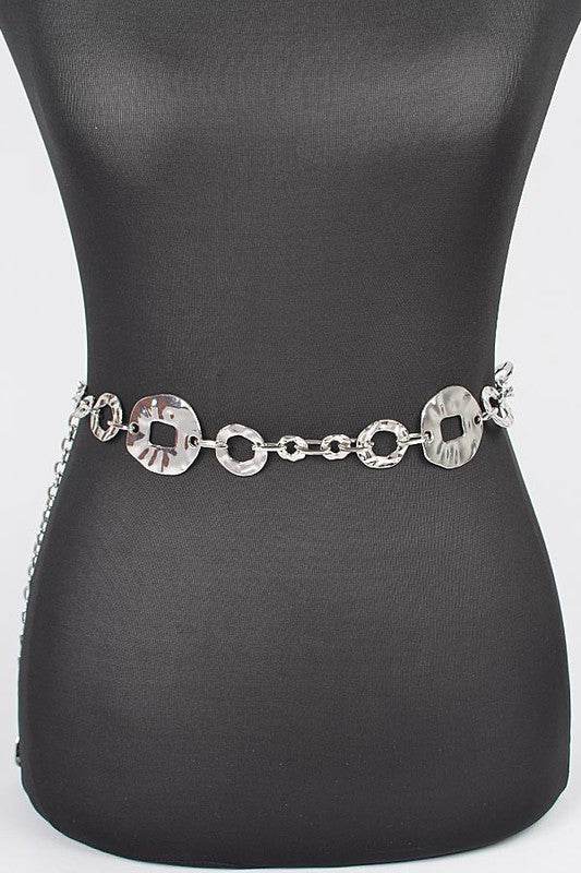 Plus Size Organic Textured Mix Link Chain Belt - Shop Style & More | Fresh Looks, Everyday Deals & Free Shipping
