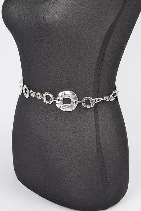 Plus Size Organic Textured Mix Link Chain Belt - Shop Style & More | Fresh Looks, Everyday Deals & Free Shipping