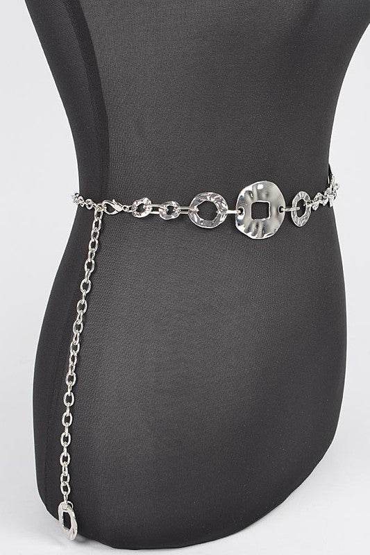 Plus Size Organic Textured Mix Link Chain Belt - Shop Style & More | Fresh Looks, Everyday Deals & Free Shipping