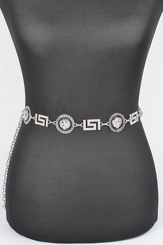 Lion Emblem Iconic Chain Belt - Shop Style & More | Fresh Looks, Everyday Deals & Free Shipping