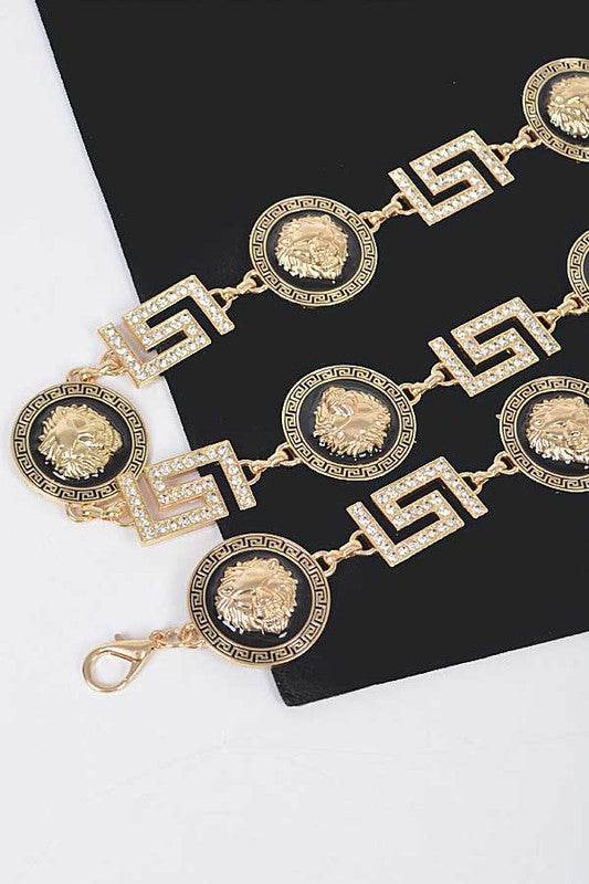 Lion Emblem Iconic Chain Belt - Shop Style & More | Fresh Looks, Everyday Deals & Free Shipping