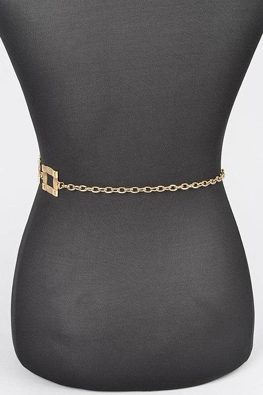 Lion Emblem Iconic Chain Belt - Shop Style & More | Fresh Looks, Everyday Deals & Free Shipping