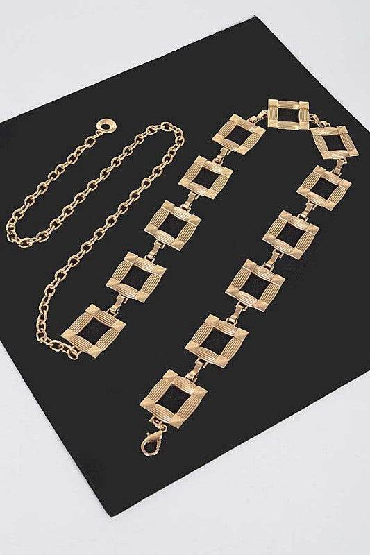 Lion Emblem Iconic Chain Belt - Shop Style & More | Fresh Looks, Everyday Deals & Free Shipping