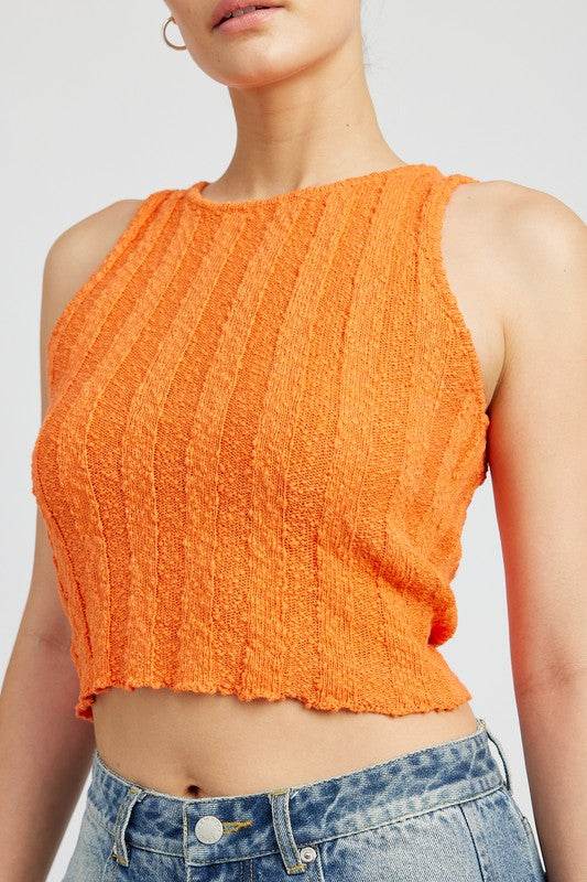 RIB CROPPED TANK TOP - Shop Style & More | Fresh Looks, Everyday Deals & Free Shipping