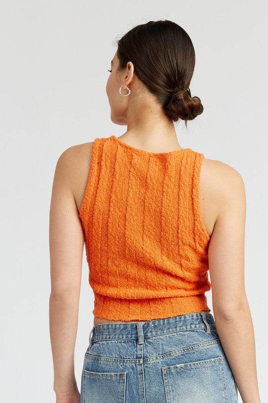 RIB CROPPED TANK TOP - Shop Style & More | Fresh Looks, Everyday Deals & Free Shipping