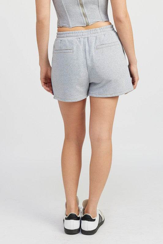 MIXED MEDIA HIGH WAIST SHORTS - Shop Style & More | Fresh Looks, Everyday Deals & Free Shipping