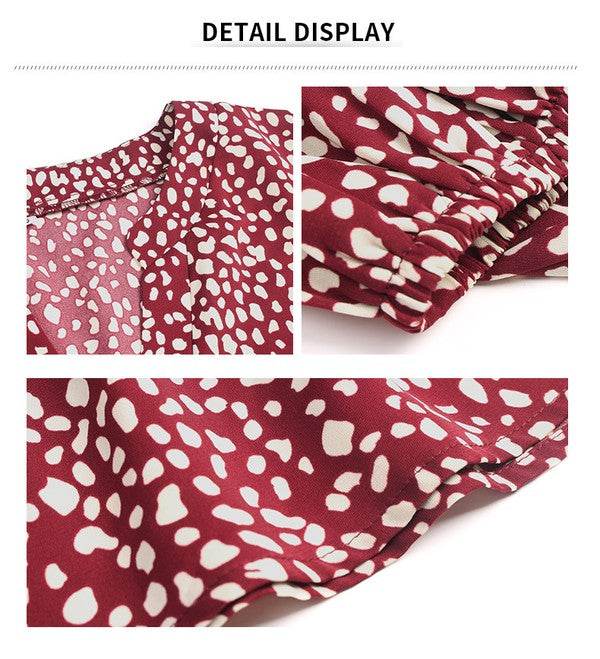 Womens V Neck Floral Mini Dress Long Sleeve - Shop Style & More | Fresh Looks, Everyday Deals & Free Shipping