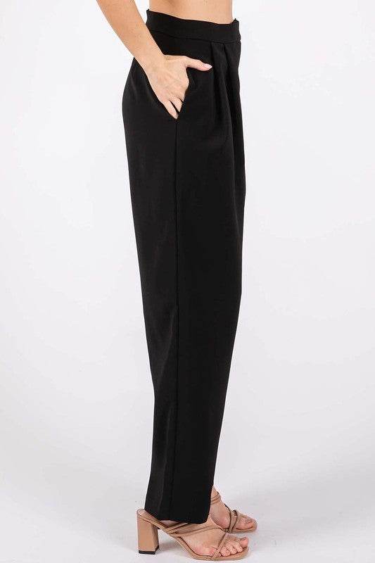 Plus High-Waisted Pleated Slacks - Shop Style & More | Fresh Looks, Everyday Deals & Free Shipping