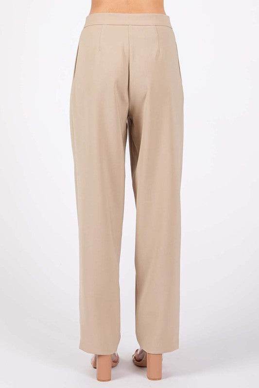 Plus High-Waisted Pleated Slacks - Shop Style & More | Fresh Looks, Everyday Deals & Free Shipping