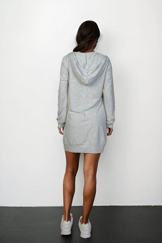 French Terry Hoodie Dress - Shop Style & More | Fresh Looks, Everyday Deals & Free Shipping