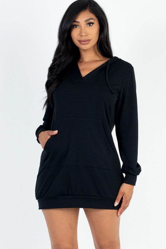 French Terry Hoodie Dress - Shop Style & More | Fresh Looks, Everyday Deals & Free Shipping
