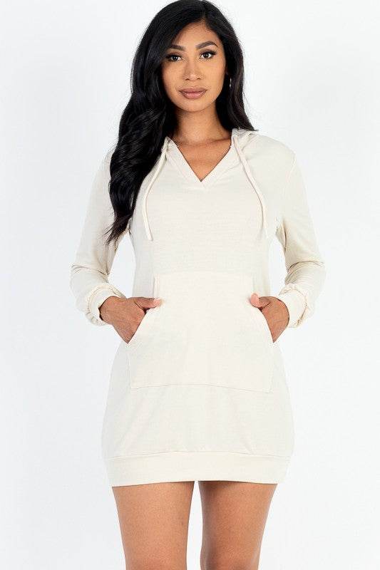 French Terry Hoodie Dress - Shop Style & More | Fresh Looks, Everyday Deals & Free Shipping